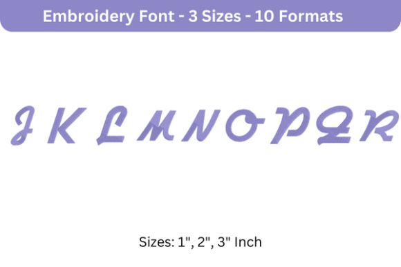 Airstream Font Upper Case J to R: An Embroidery Designer's Honest Review
