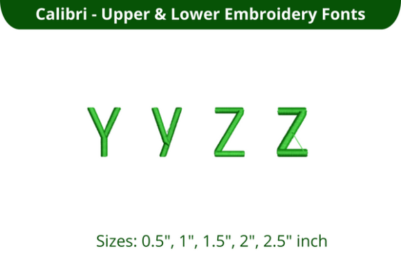 Calibri Font YZ: A Boutique Apparel Embroidery Review