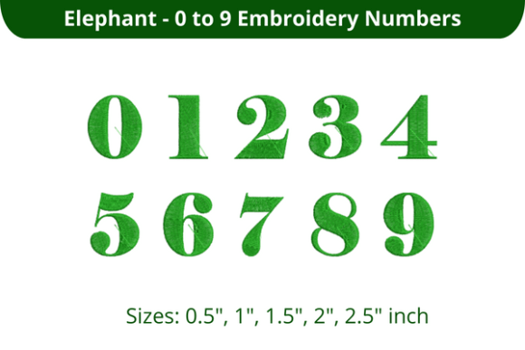 Elephant Font 0-9: A Designer's Review for Craft Fair Success