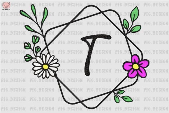 Flower Daisy Font T – An Embroidery Seller’s Review