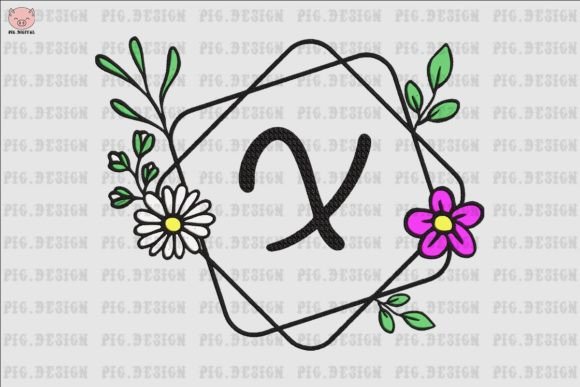 Flower Daisy Font X Embroidery Review