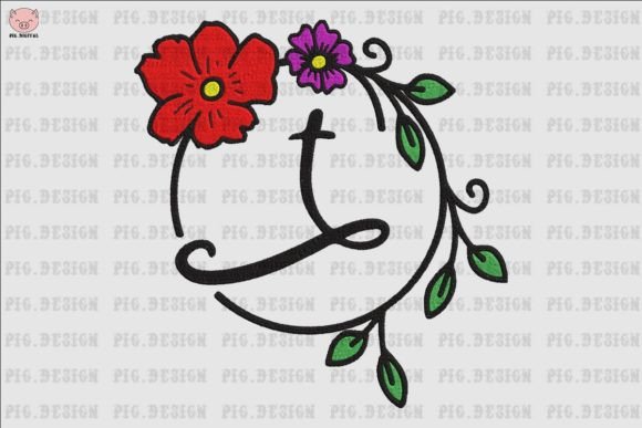 Flower Font T: A Seasonal Embroidery Designer’s Review
