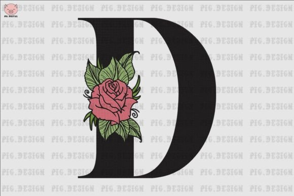 Flower Rose Font D: A Designer's Review for Personalized Gifts