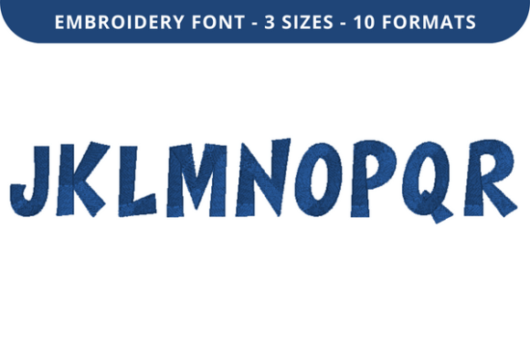 Funny Man Font J to R: An Embroidery Designer's Review