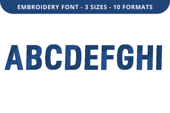 Jim Big Font a to I: An Embroidery Designer's Hands-On Review