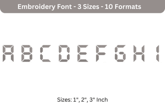 LCD Font a to I Review