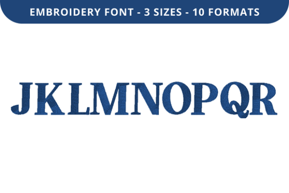 Little Horse Font J to R: Embroidery Seller Review