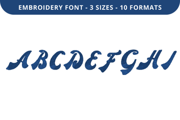 New Retro Font a to I: A Seller’s Review for Embroidery Business